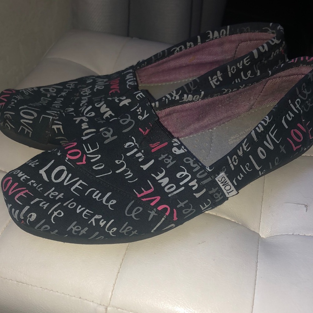 Terms, size 8 special edition “love” shoes